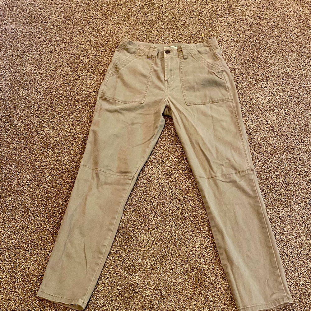 Olive slim fit pants